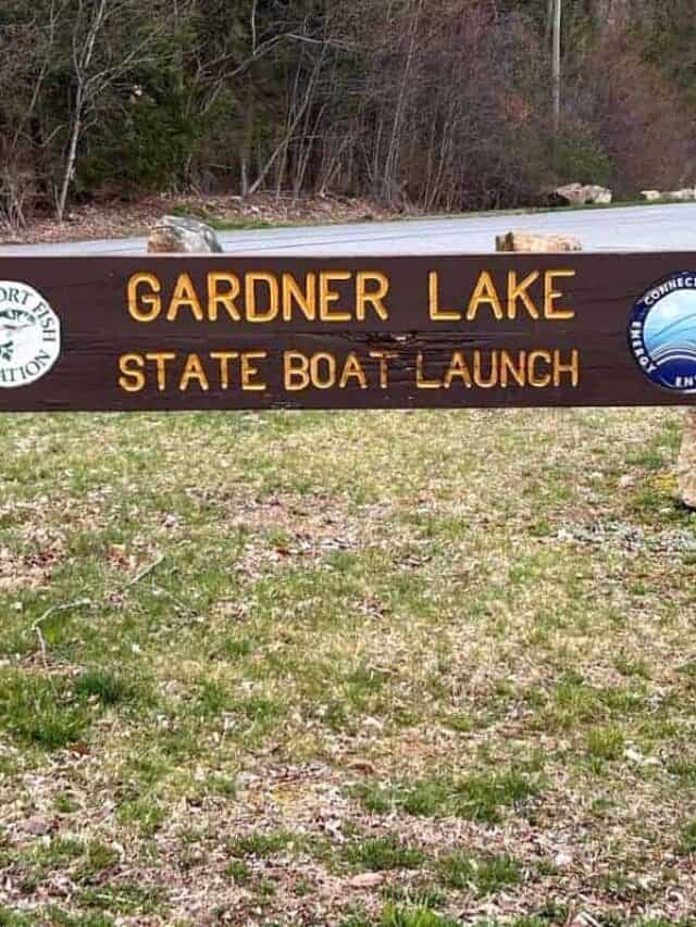 sign at gardner lake state park