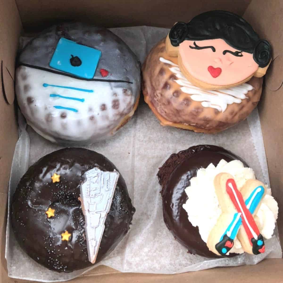 star wars themed deviant donuts.