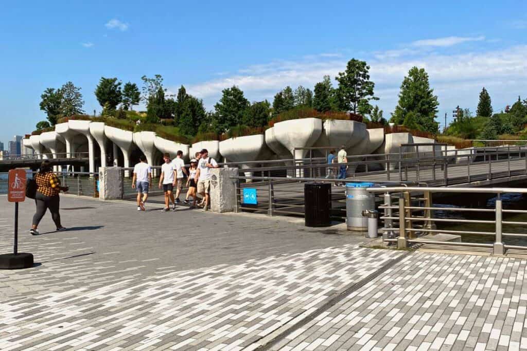 walkway at little island.