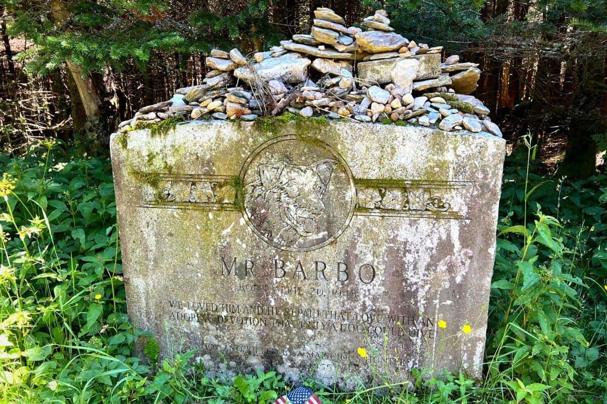 barbo memorial at mount equinox.
