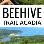 beehive trail acadia national park pin image.