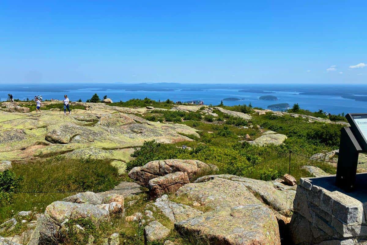 views from top of cadillac mountain.