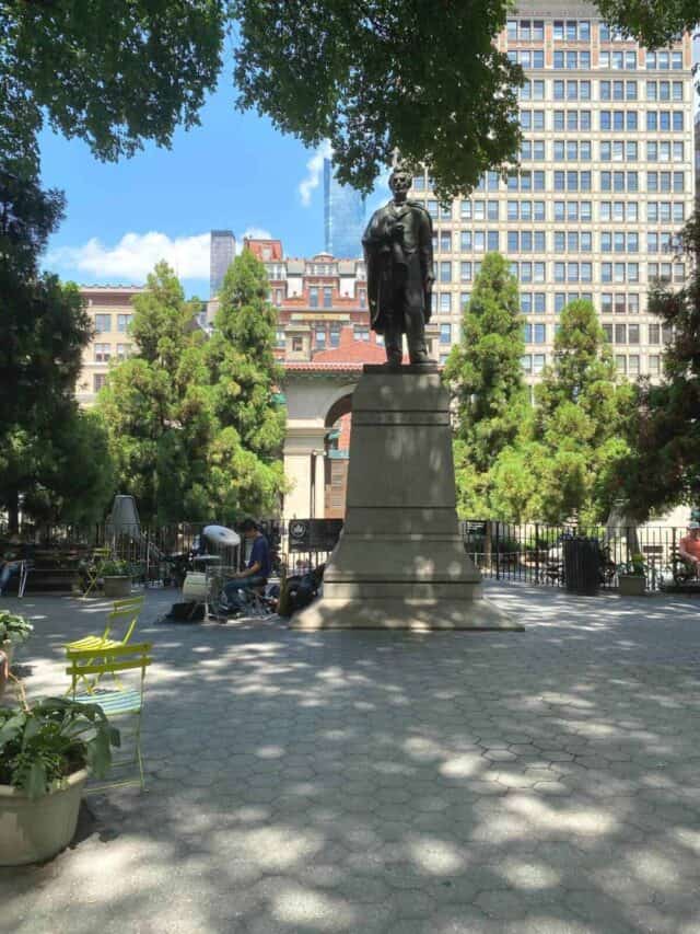 Visiting Union Square Park NYC